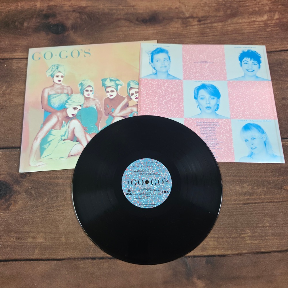 Go-Go's Beauty and the Beat Vinyl Record LP 12" Black Good 1981 I.R.S. SP-70021